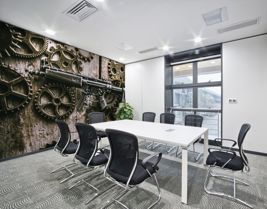 Miniature MP5 submachine gun Wall Printing