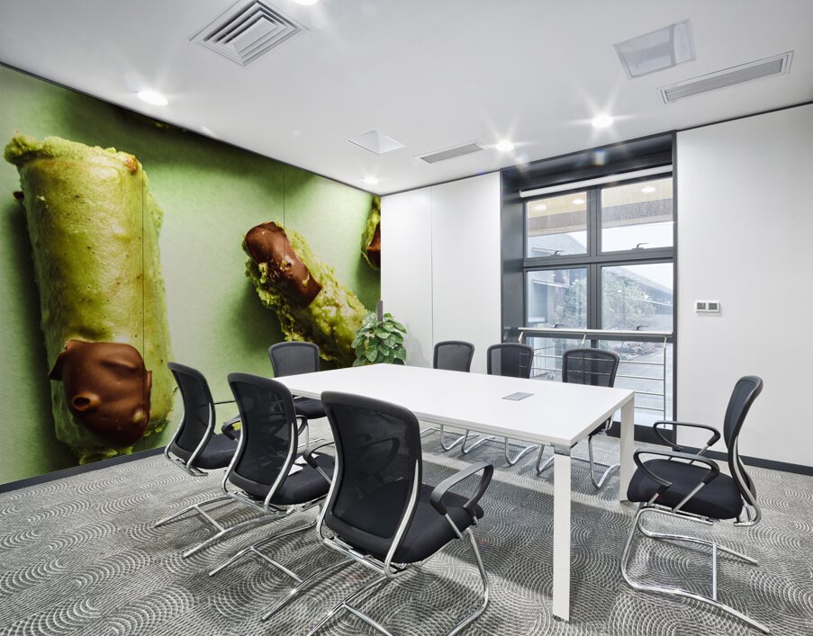 Ghastly green Halloween finger food Wall Printing