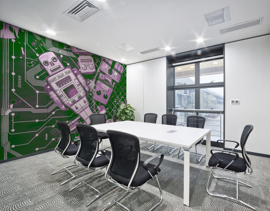 Tech borg centre Wall Printing