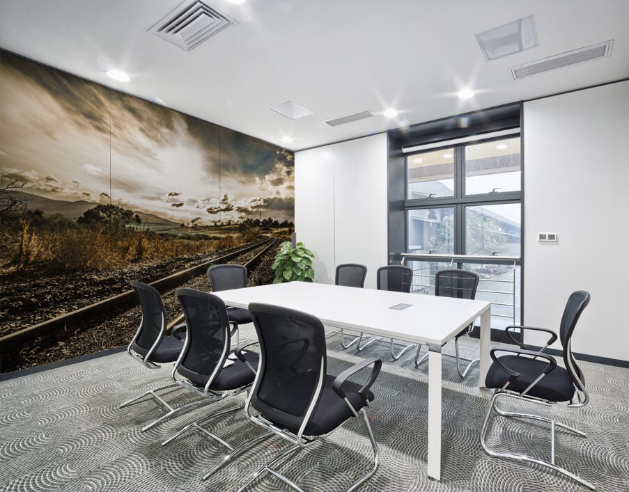 Old railroad track Wall Printing