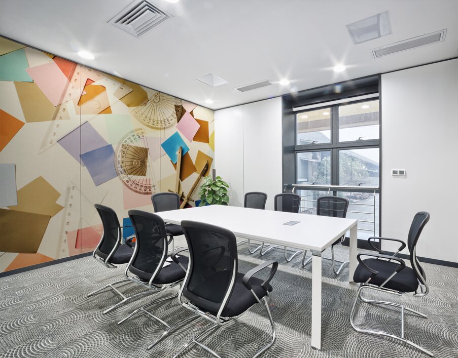 Decoration in symmetry Wall Printing