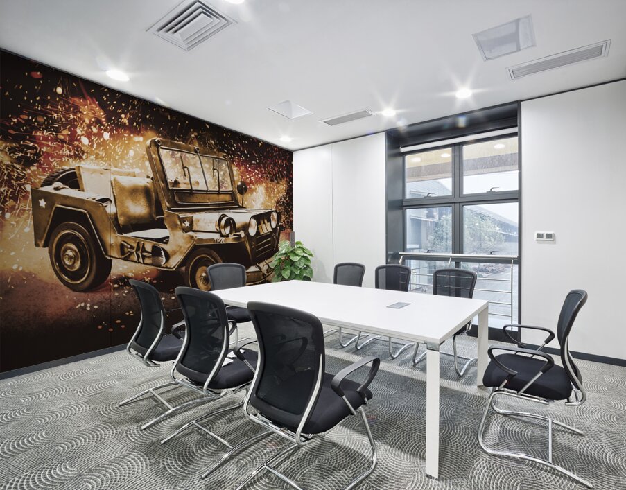 Military machine Wall Printing