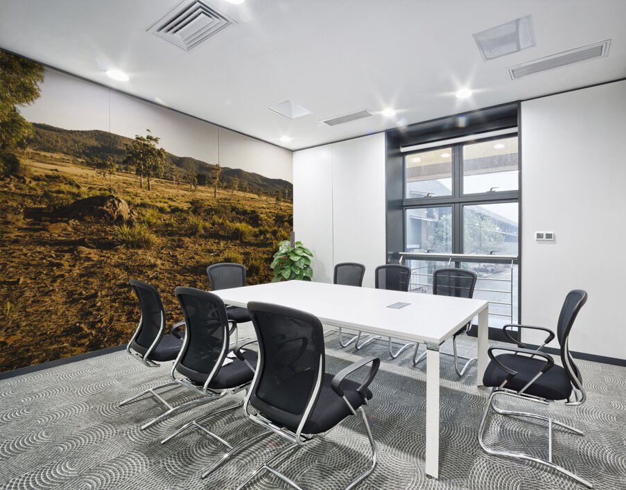 Idyllic rural Australia farmland  Wall Printing