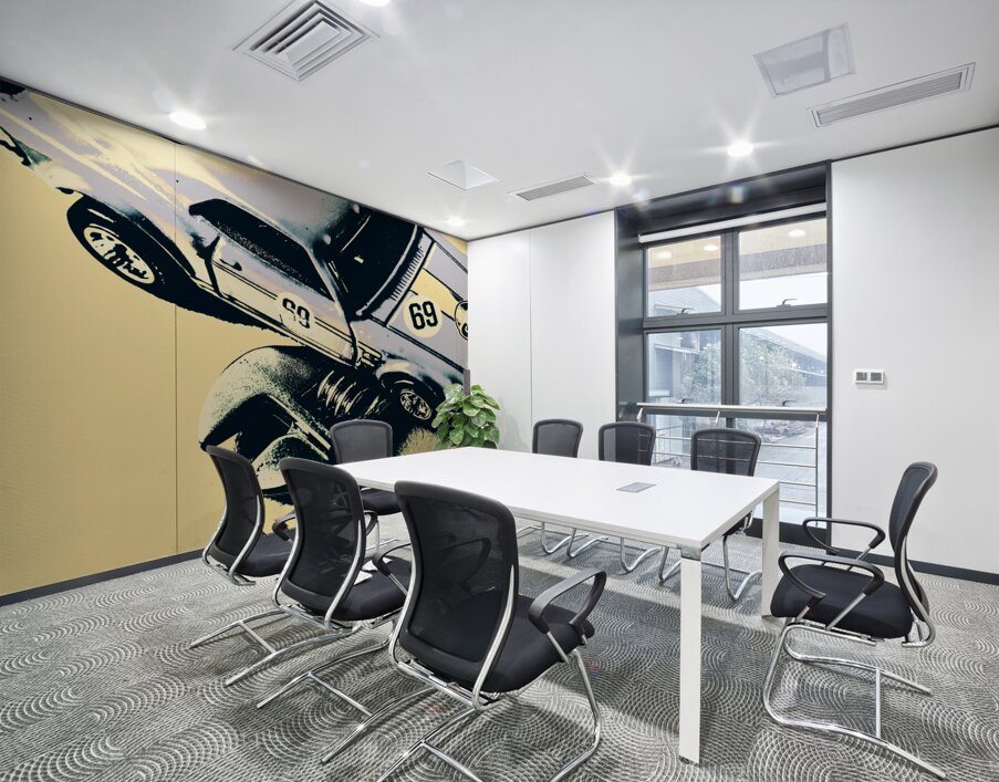 Lifting shop specs Wall Printing