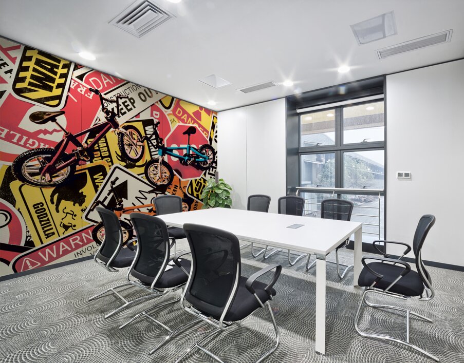 City cycle avenue Wall Printing