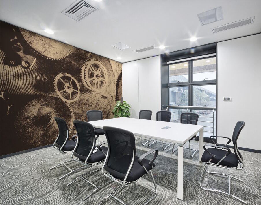 Industrial gears Wall Printing