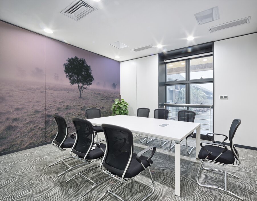 New South Wales foggy meadow Wall Printing