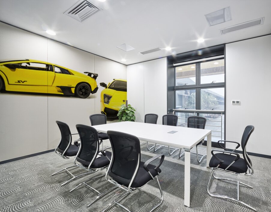 Long Lambo Lineup  Wall Printing