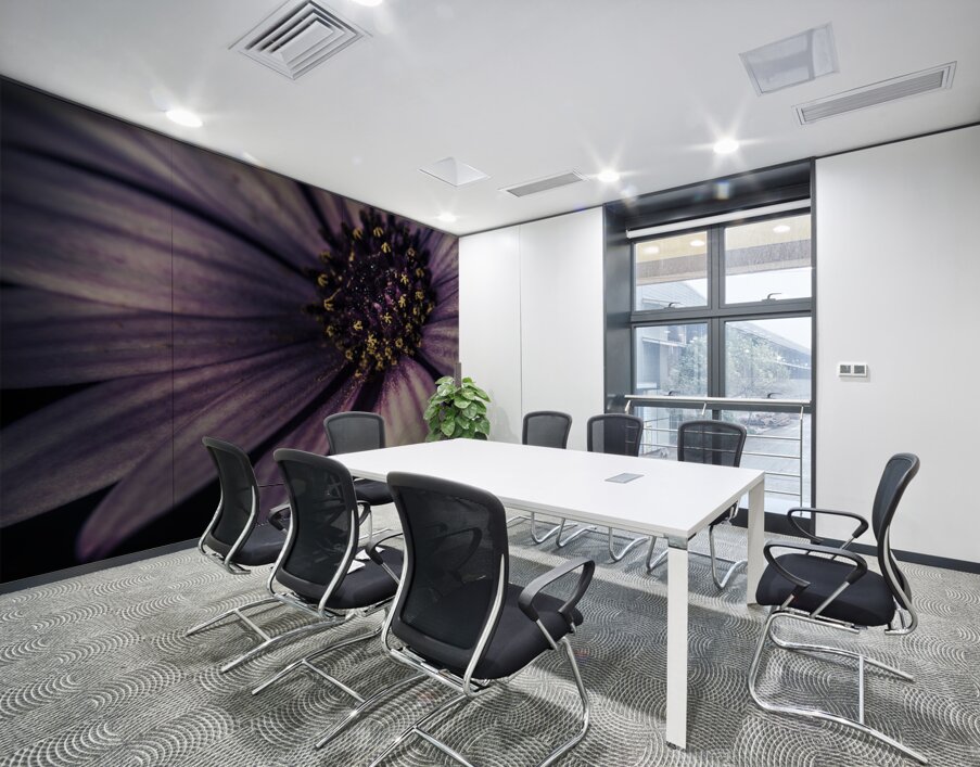 Twilight daisy Wall Printing