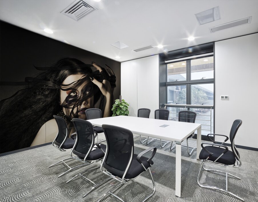 Beauty queen clothing designer. Fine art fashion Wall Printing