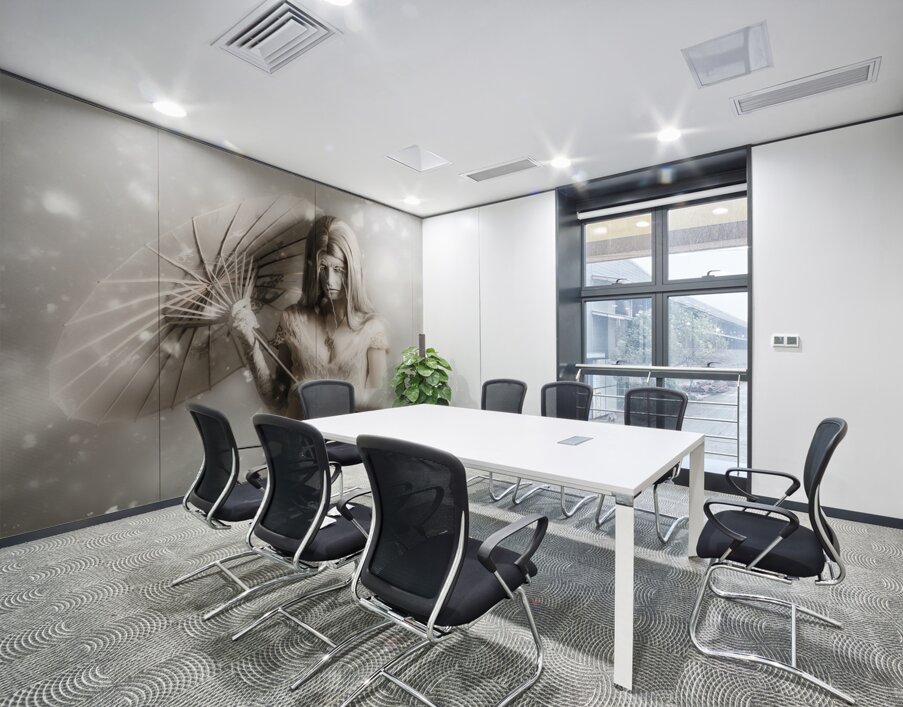 Dark vampire in a forsaken winter wonderland Wall Printing