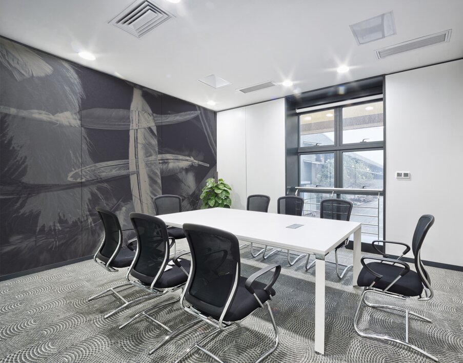 Flying featherabstract background Wall Printing