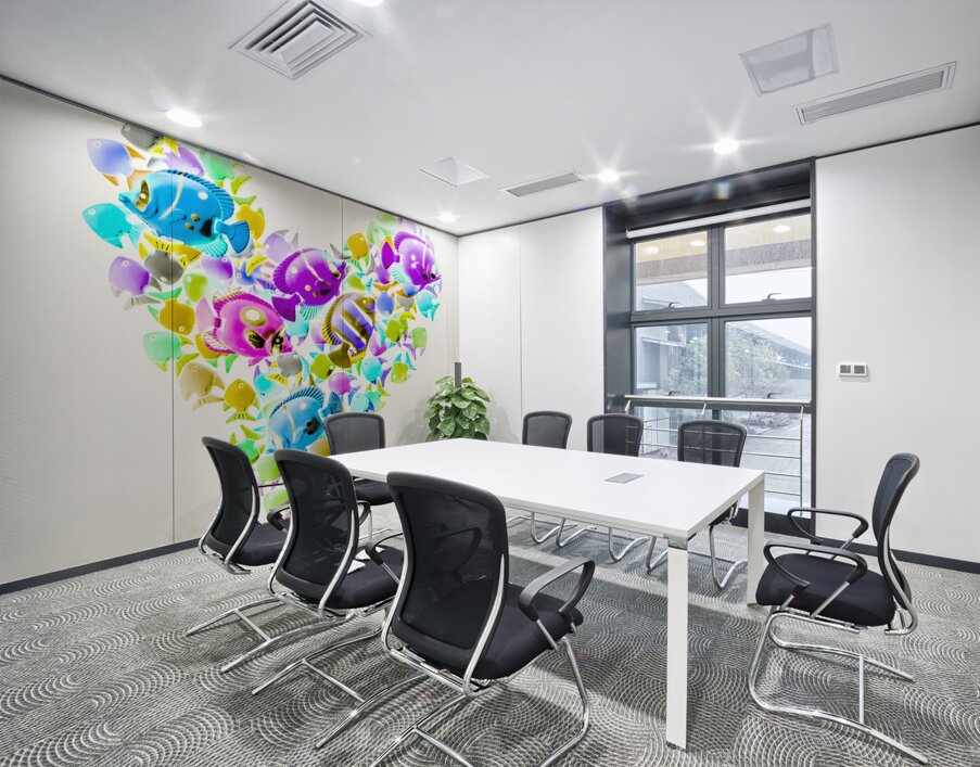 Marine love Wall Printing