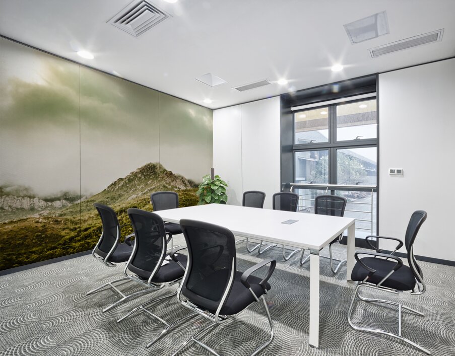 Untouched mountain wilderness Wall Printing