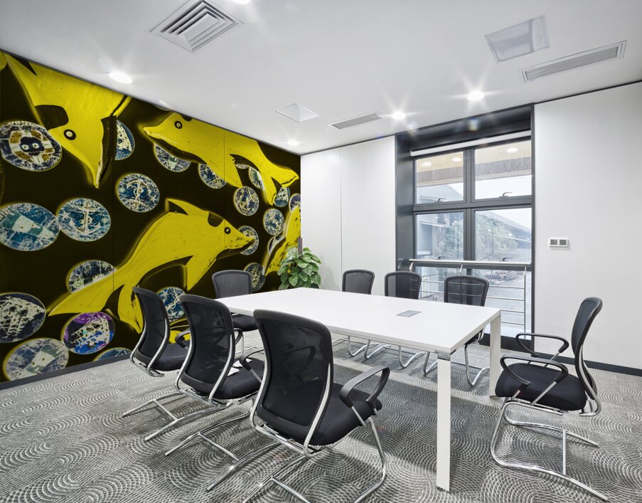 Doll fins Wall Printing