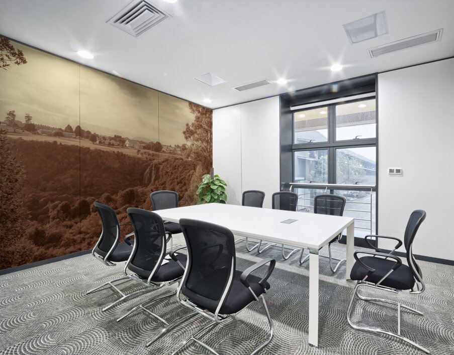 Vintage fine art landscape. Tasmania country towns Wall Printing