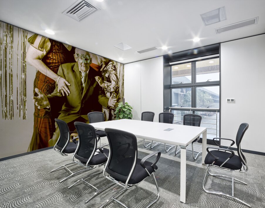 Masked revelry Wall Printing