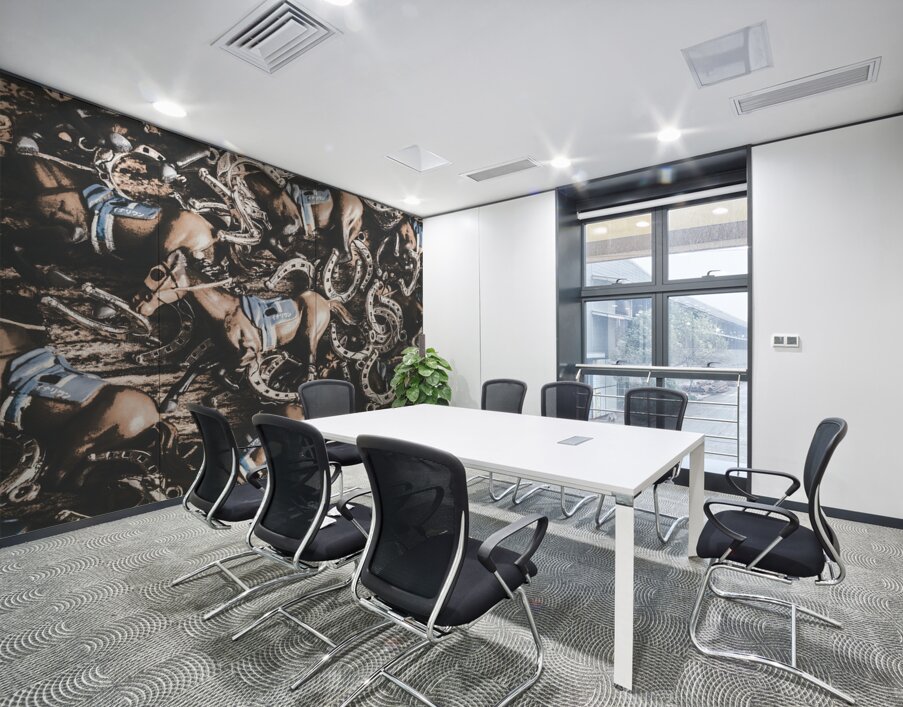 Race tangle Wall Printing