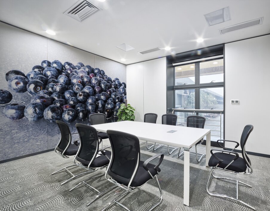 Blueberry bunch Wall Printing