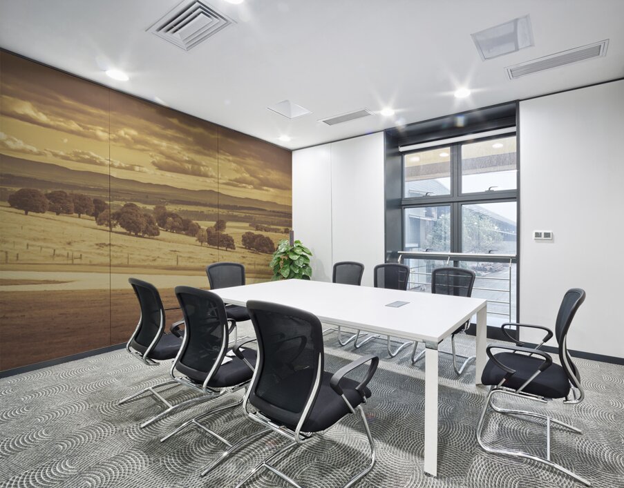 Stunning sunset over the vast outback of Kingaroy Wall Printing