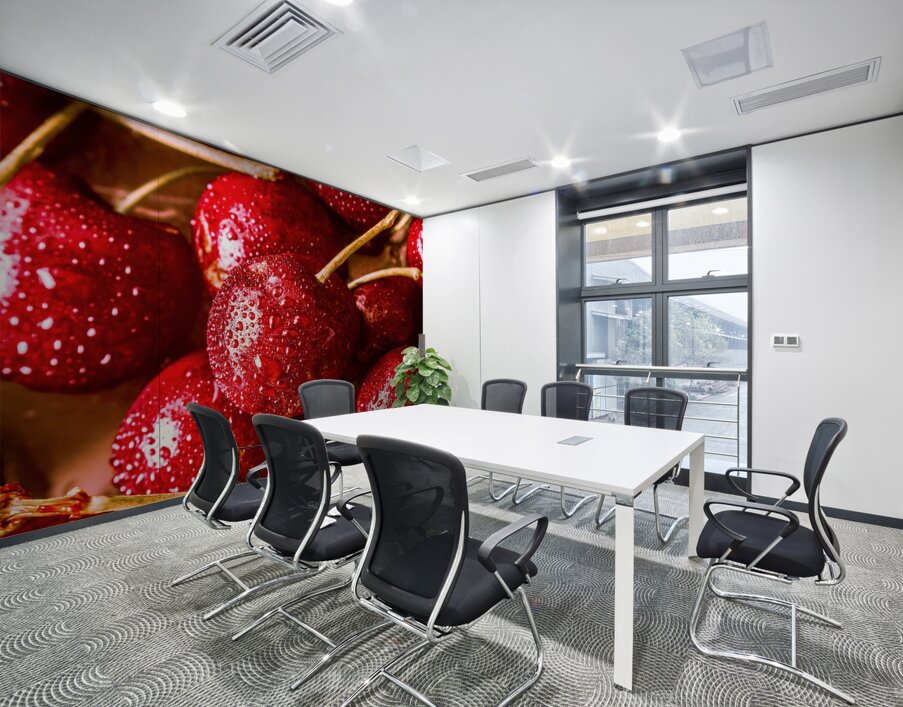 Cherry closeups Wall Printing