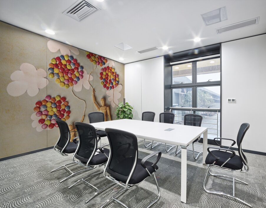 Paper clouds and candy balloons Wall Printing