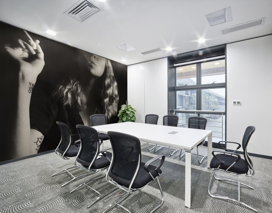 Drama Lit Noir  Wall Printing