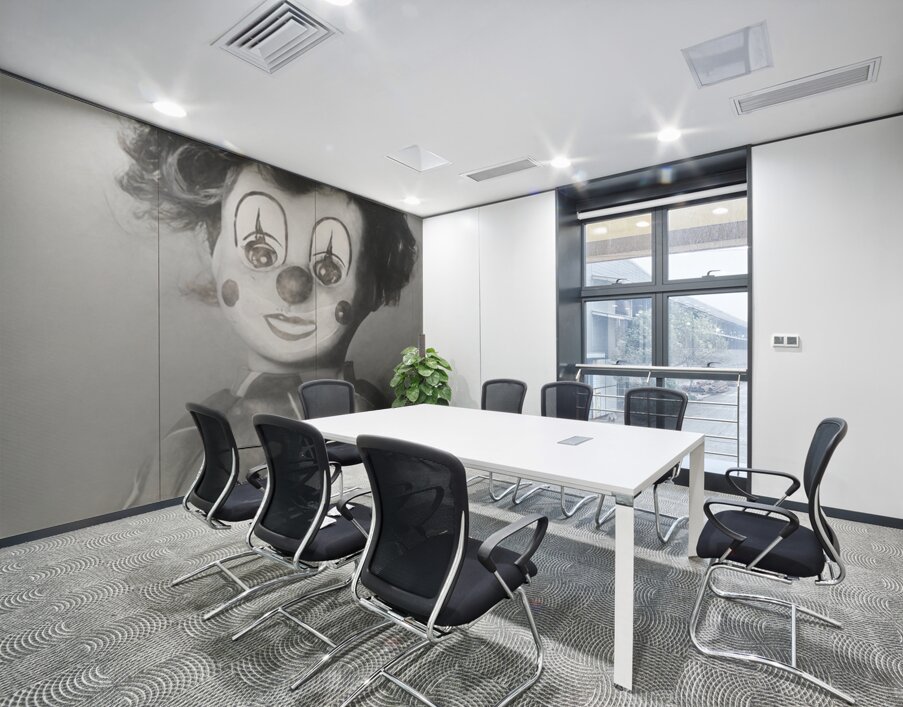 Charcoal Circus Wall Printing