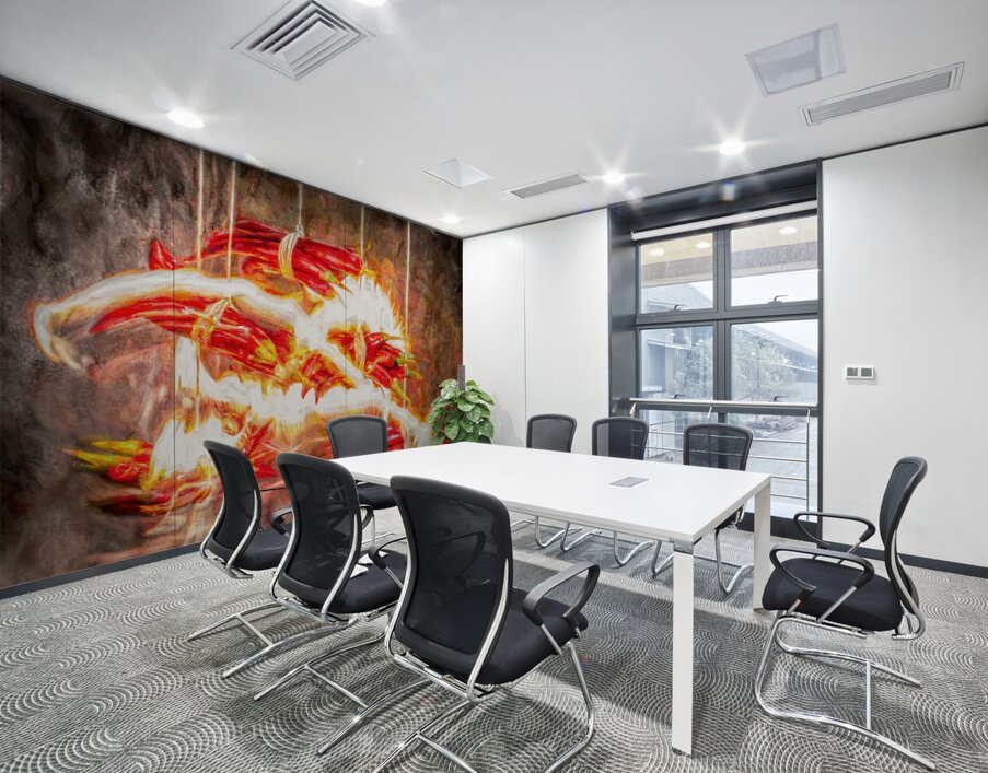 Chilli n Roast Wall Printing