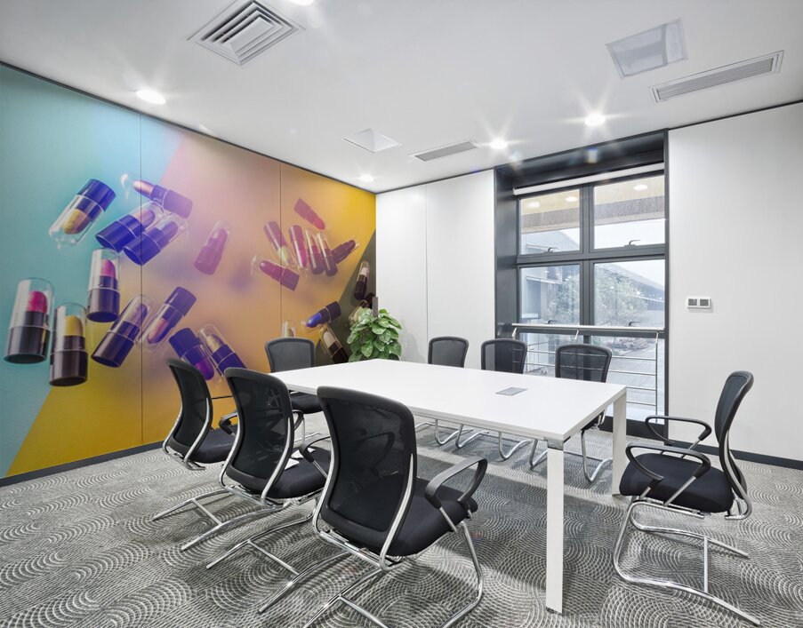 Colour Fall Wall Printing