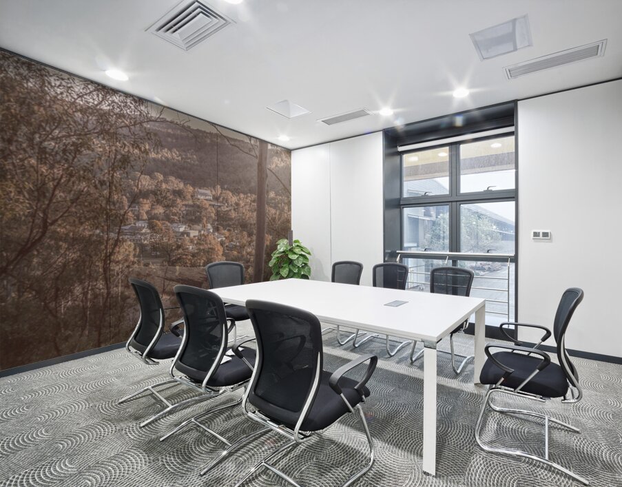 Cosy Country Town Wall Printing