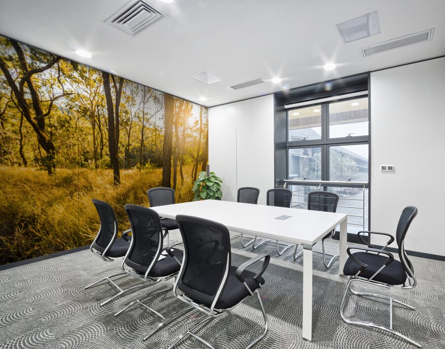 Grasslands Golden Wall Printing