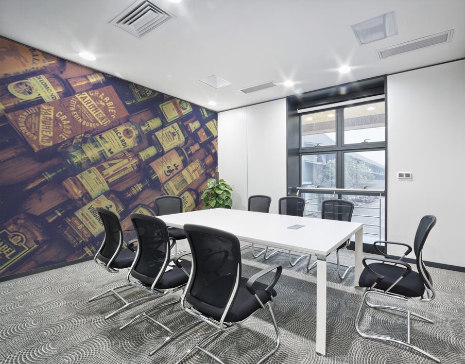 Mixing Lounge Wall Printing