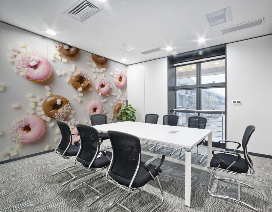 Contemporary Confection Wall Printing
