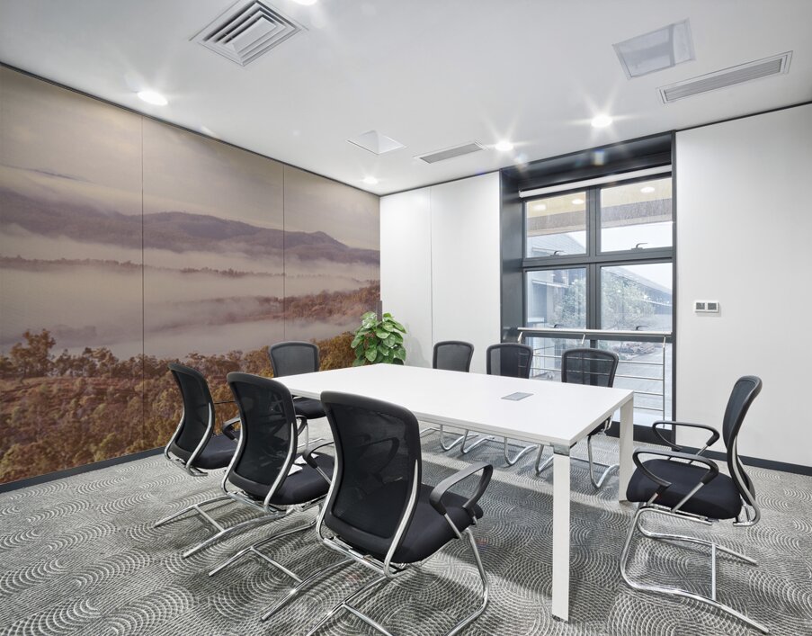 Wooded Fog Wall Printing