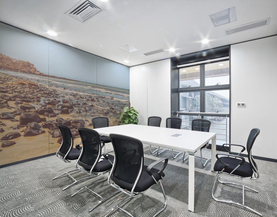 Retro Rocky Dusk Wall Printing