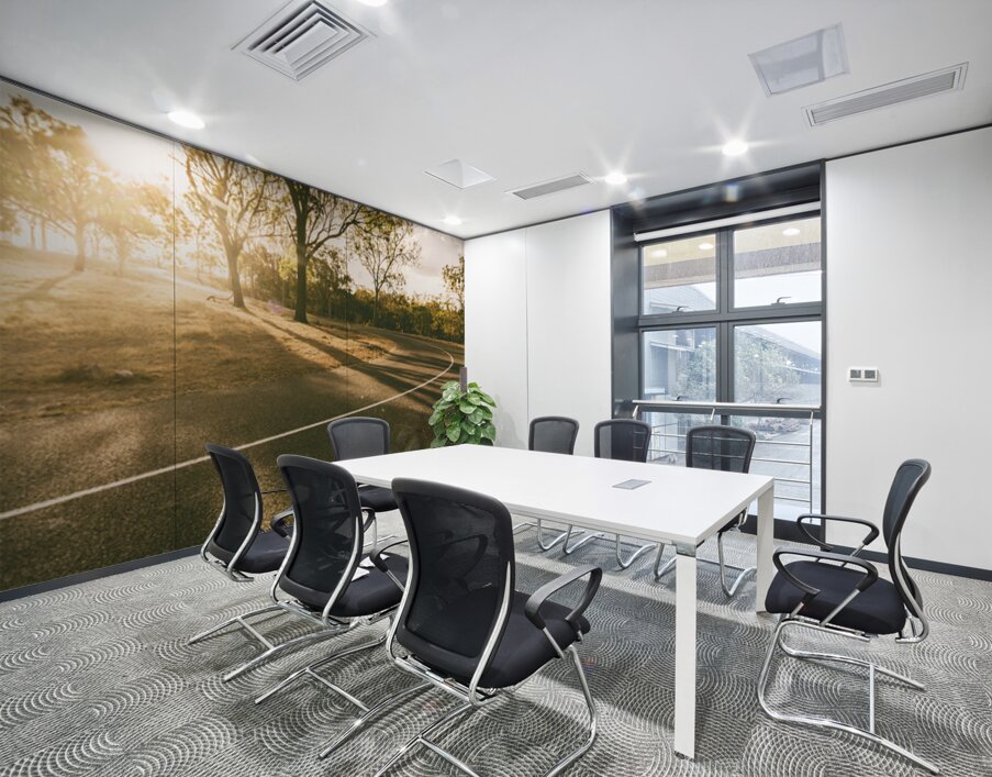 Meadow Meandering Wall Printing