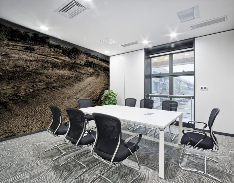 Backroads Billowing Wall Printing