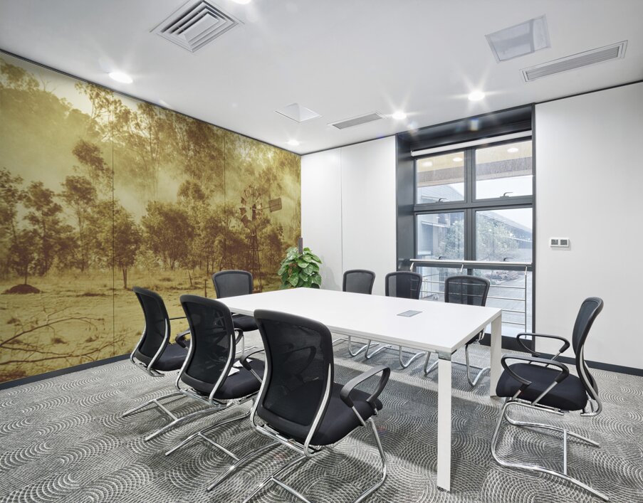 Black Horse Creek Windmill Wall Printing