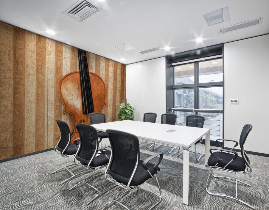 Music Lines Wall Printing