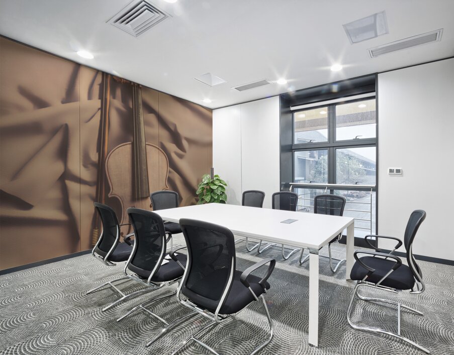 Velvet Violin Wall Printing