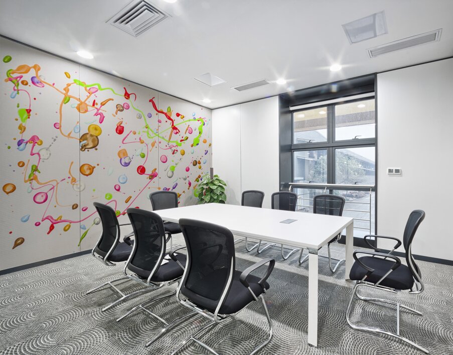 Dynamic Dispersion Wall Printing