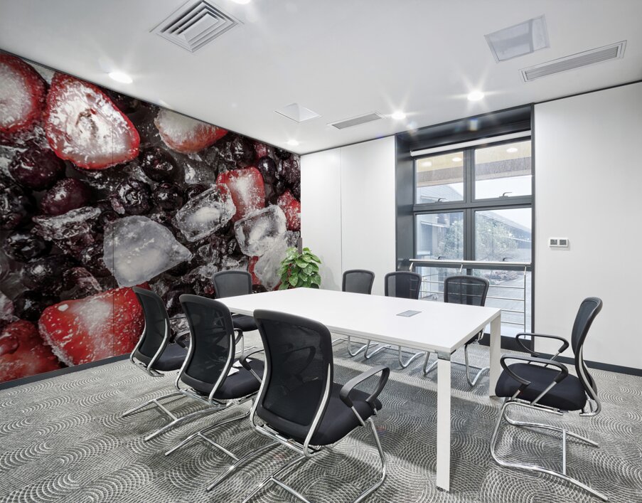 Berries And Ice Wall Printing