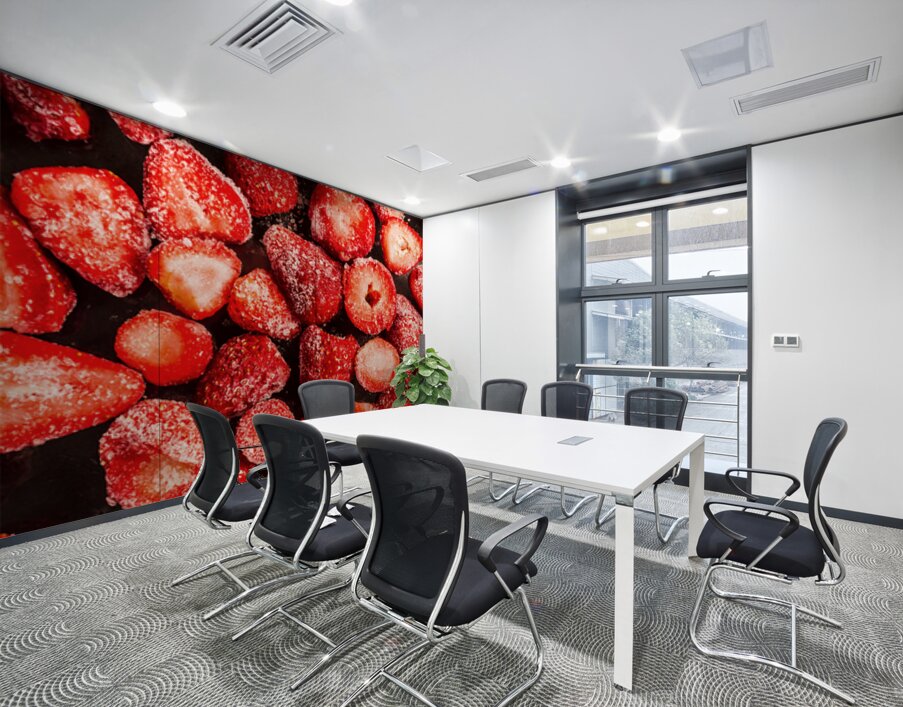 Sweet Strawberry Treats Wall Printing