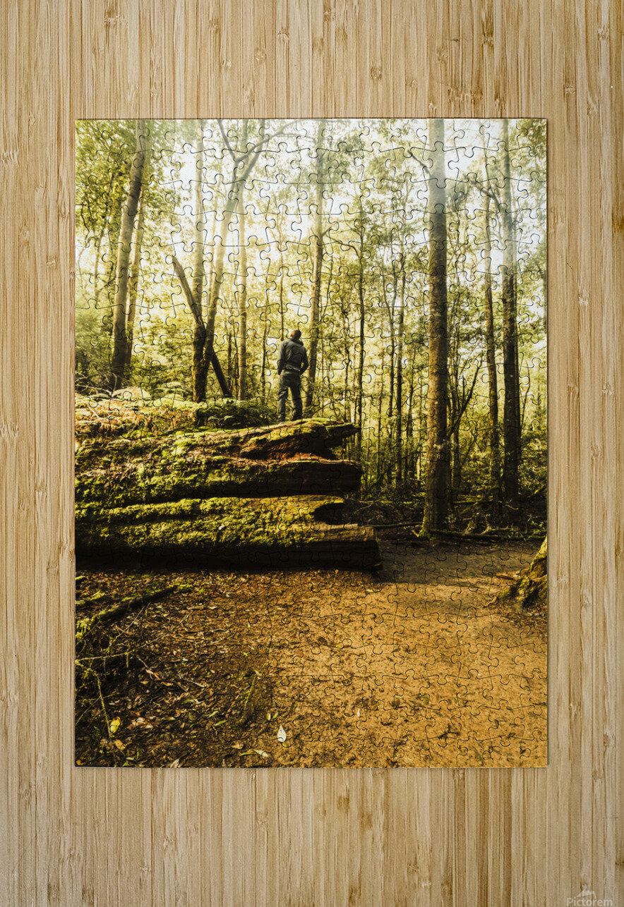 Tourist Hiking Mount Field Tasmania  Jorgo Puzzle printing