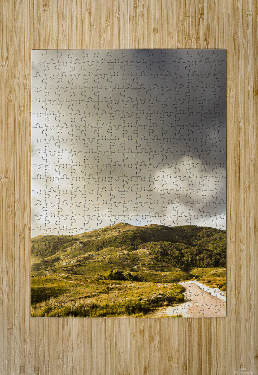 Tasmanian Mountain Against Dramatic Sky Jorgo Puzzle printing