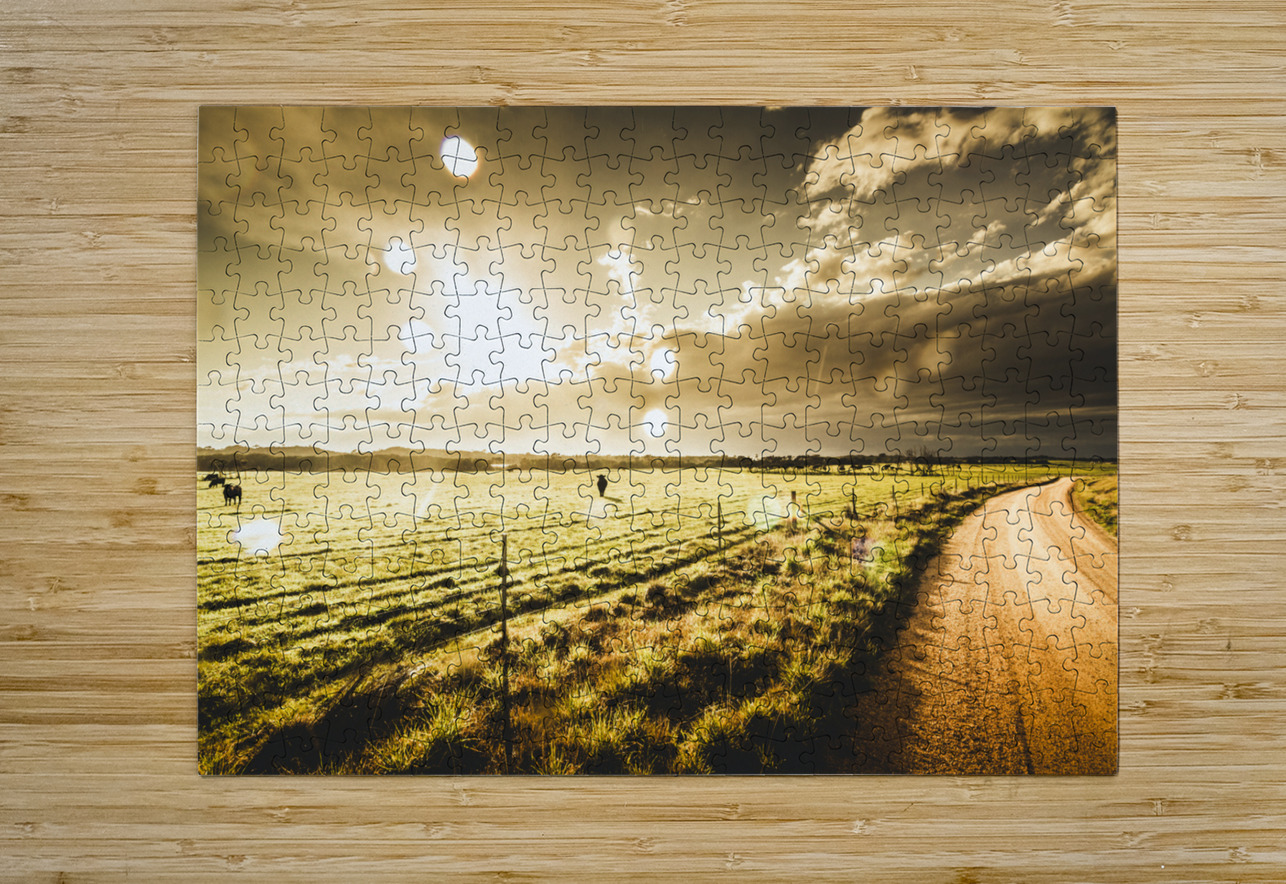 Australian rural dirt road  Jorgo Puzzle printing