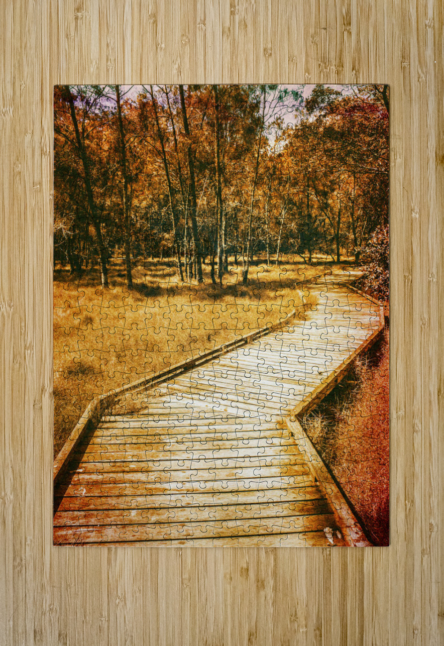 Path to autumn marshlands Jorgo Puzzle printing