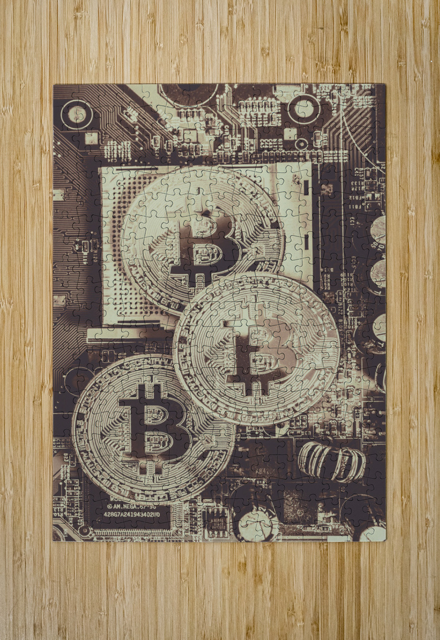 Blocks of Bitcoin Jorgo Puzzle printing