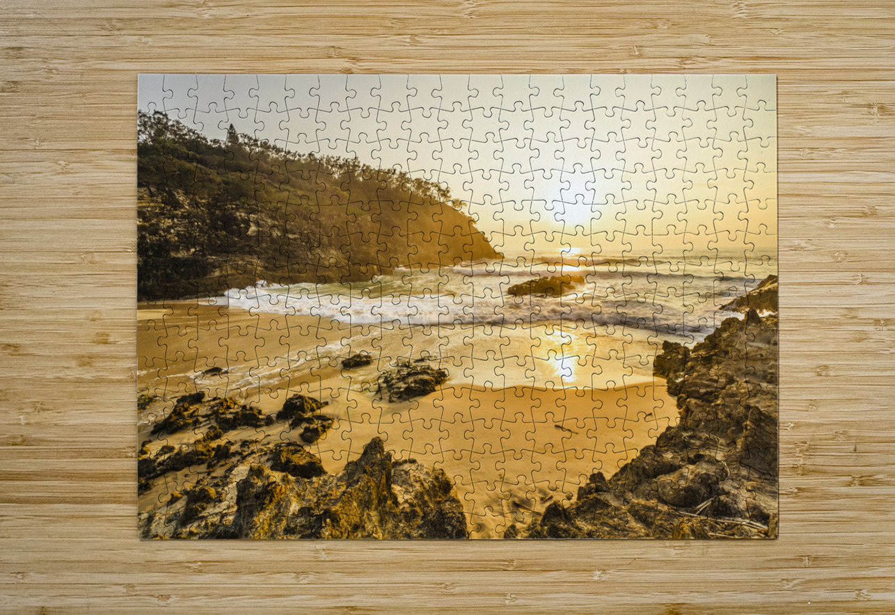 Golden seascape Jorgo Puzzle printing